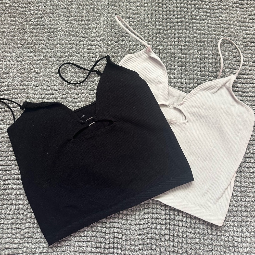 Urban Outfitters Out From Under Black and White Tank Tops
